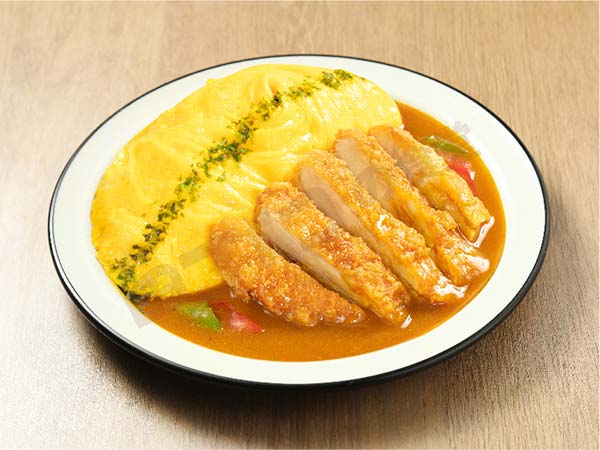 劲脆鸡排咖喱蛋包饭