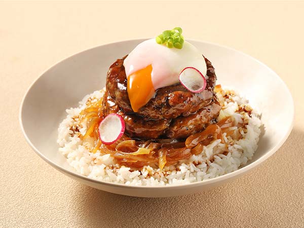 大阪手作双层汉堡肉饭