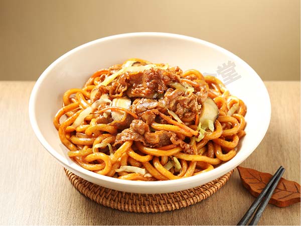 和风肥牛炒乌冬